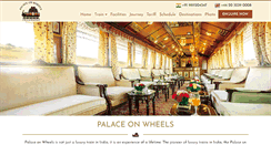 Desktop Screenshot of palacesonwheels.co.uk